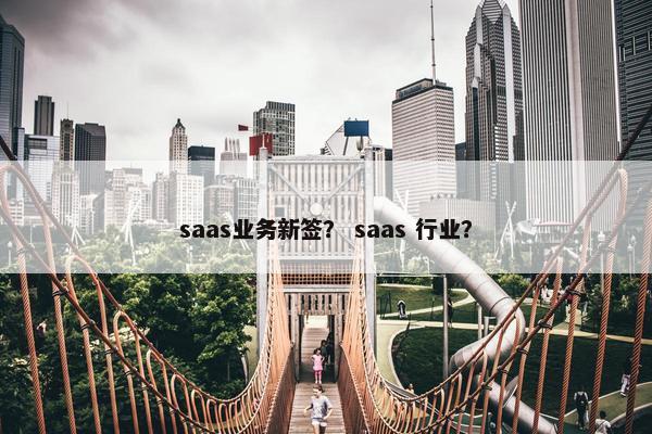saas业务新签？ saas 行业？