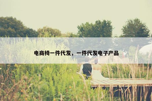 电商椅一件代发，一件代发电子产品