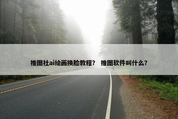 推图社ai绘画换脸教程？ 推图软件叫什么？