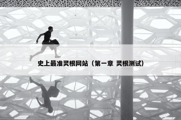 史上最准灵根网站（第一章 灵根测试）