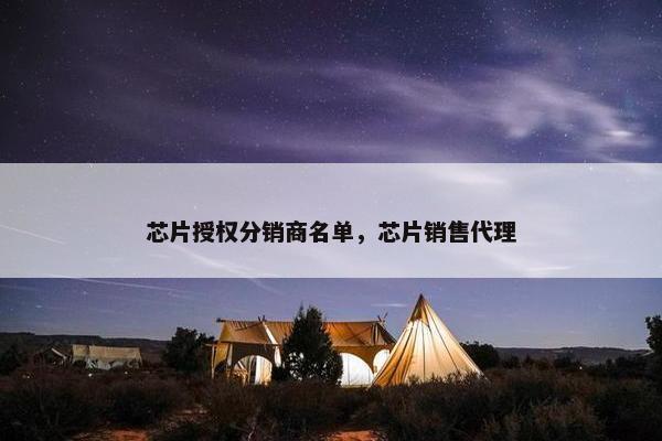 芯片授权分销商名单，芯片销售代理