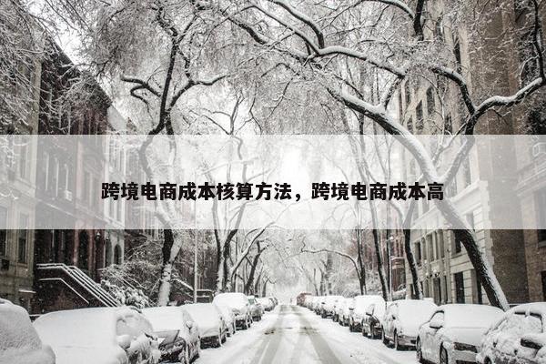 跨境电商成本核算方法，跨境电商成本高