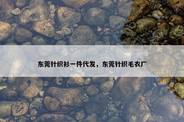 东莞针织衫一件代发，东莞针织毛衣厂
