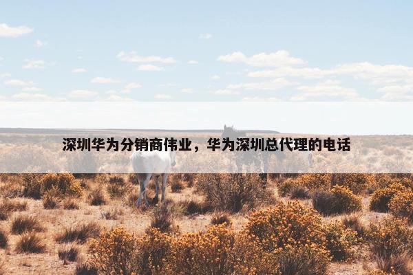 深圳华为分销商伟业，华为深圳总代理的电话
