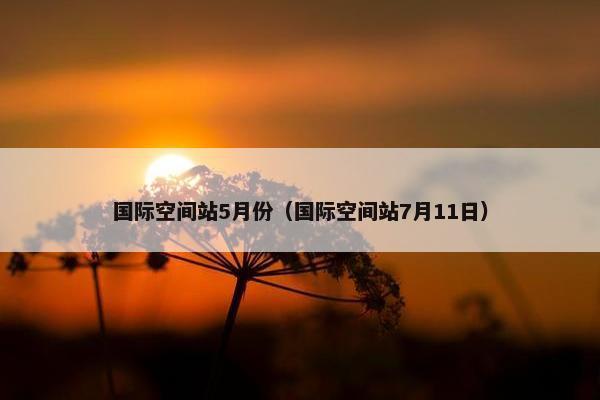 国际空间站5月份（国际空间站7月11日）