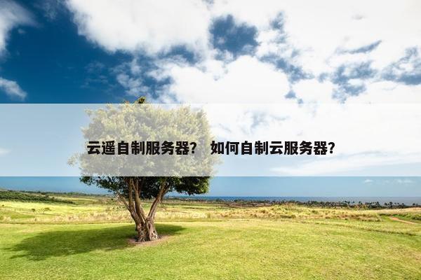 云遥自制服务器？ 如何自制云服务器？