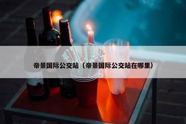 帝景国际公交站（帝景国际公交站在哪里）