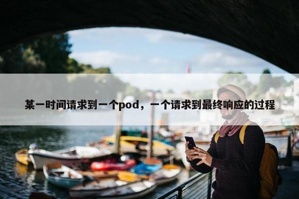 某一时间请求到一个pod，一个请求到最终响应的过程