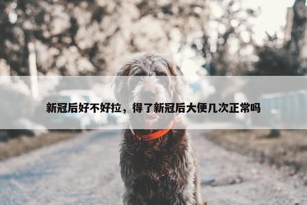 新冠后好不好拉，得了新冠后大便几次正常吗