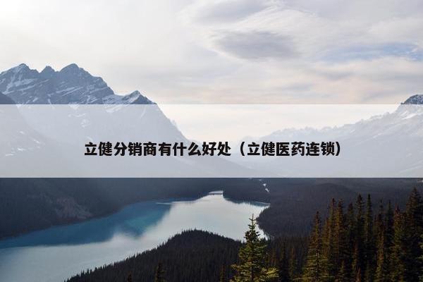 立健分销商有什么好处（立健医药连锁）