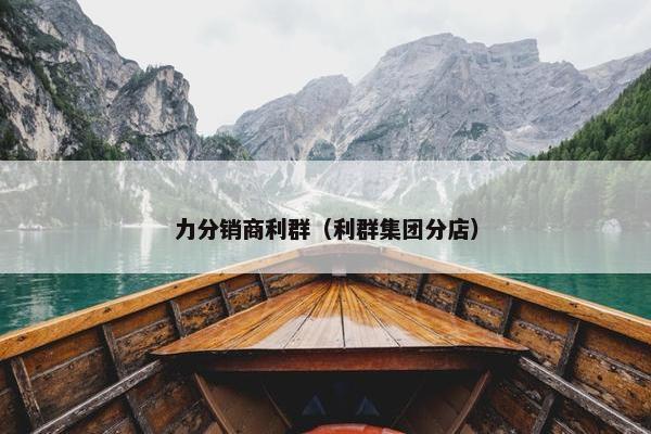 力分销商利群（利群集团分店）