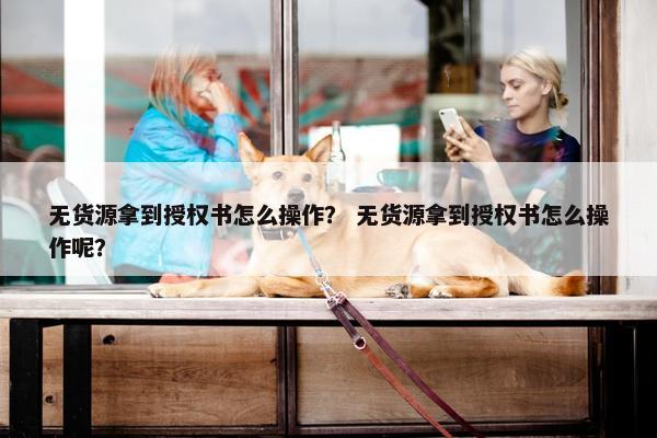 无货源拿到授权书怎么操作？ 无货源拿到授权书怎么操作呢？