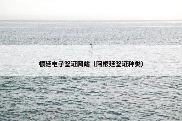 根廷电子签证网站（阿根廷签证种类）