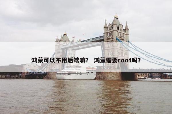 鸿蒙可以不用后端嘛？ 鸿蒙需要root吗？