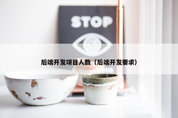 后端开发项目人数（后端开发要求）