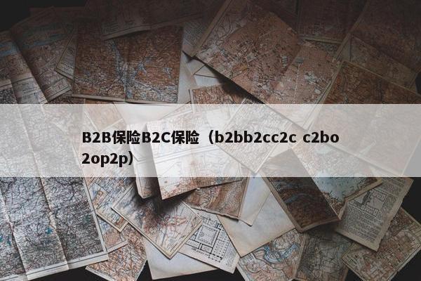 B2B保险B2C保险（b2bb2cc2c c2bo2op2p）
