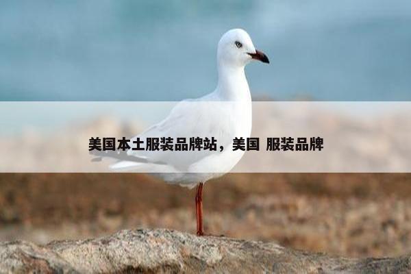 美国本土服装品牌站，美国 服装品牌