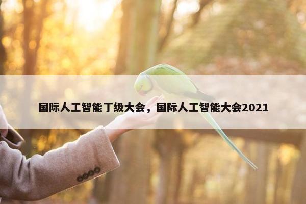 国际人工智能丁级大会，国际人工智能大会2021