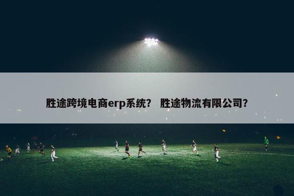 胜途跨境电商erp系统？ 胜途物流有限公司？