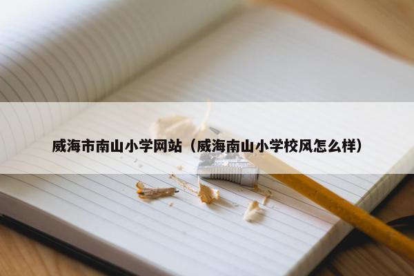 威海市南山小学网站（威海南山小学校风怎么样）