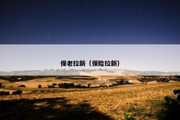 保老拉新（保险拉新）