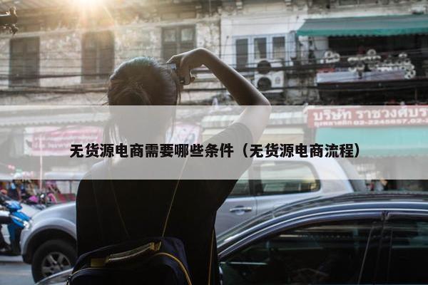 无货源电商需要哪些条件（无货源电商流程）