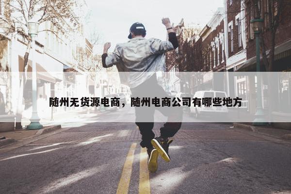 随州无货源电商，随州电商公司有哪些地方