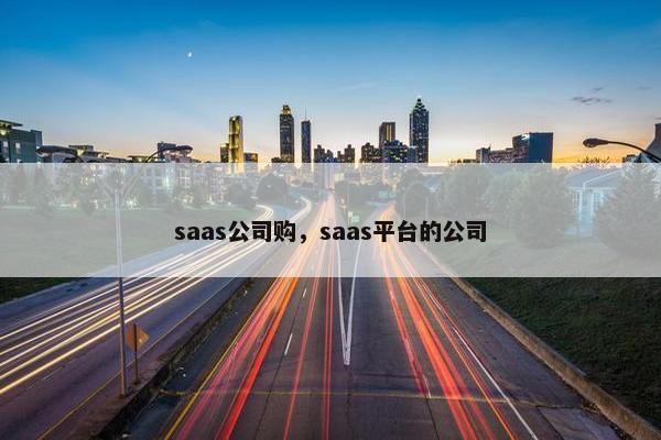 saas公司购，saas平台的公司