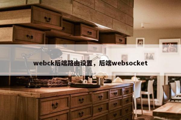 webck后端路由设置，后端websocket