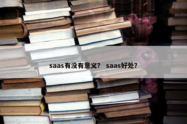 saas有没有意义？ saas好处？