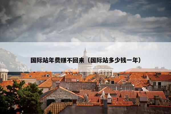 国际站年费赚不回来（国际站多少钱一年）