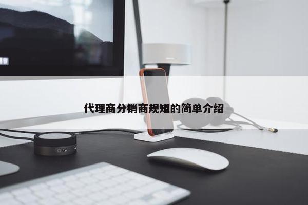 代理商分销商规矩的简单介绍