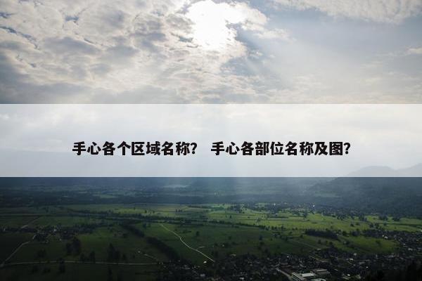 手心各个区域名称？ 手心各部位名称及图？