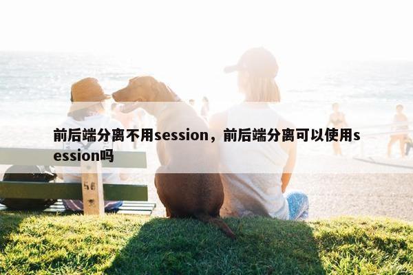 前后端分离不用session，前后端分离可以使用session吗