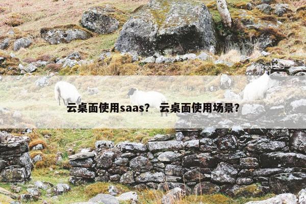云桌面使用saas？ 云桌面使用场景？