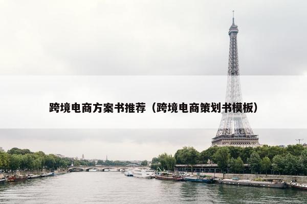 跨境电商方案书推荐（跨境电商策划书模板）