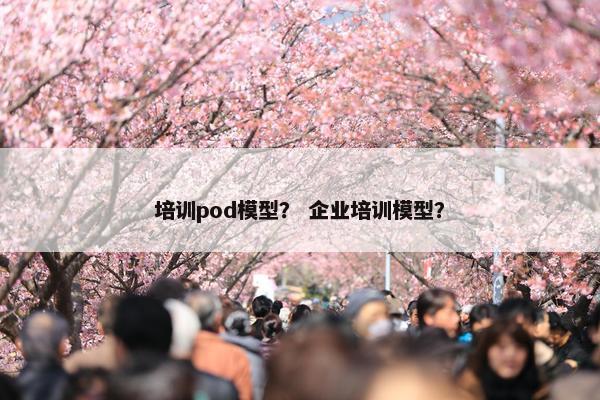 培训pod模型？ 企业培训模型？