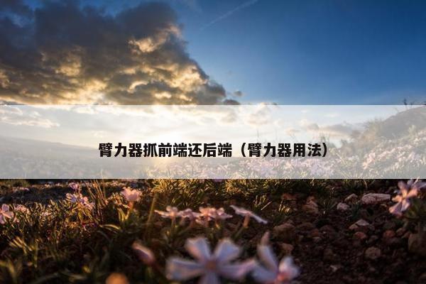 臂力器抓前端还后端（臂力器用法）