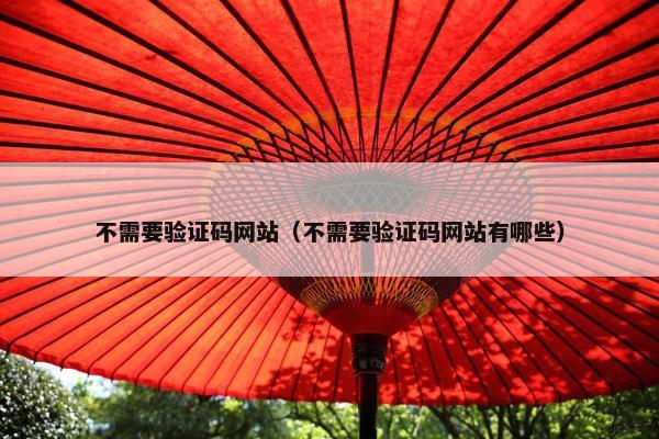 不需要验证码网站（不需要验证码网站有哪些）