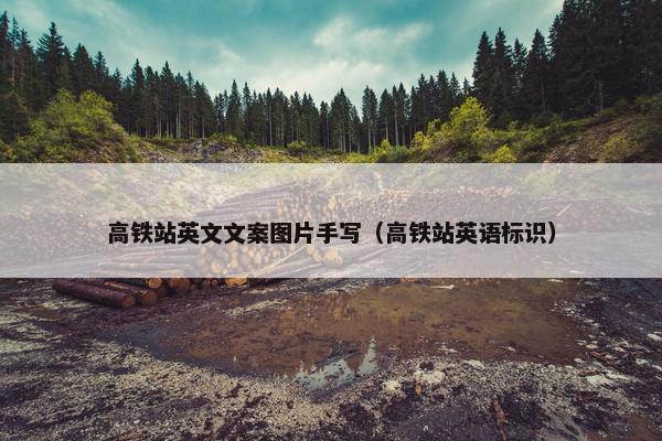 高铁站英文文案图片手写（高铁站英语标识）