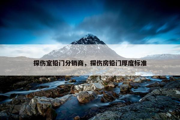 探伤室铅门分销商，探伤房铅门厚度标准
