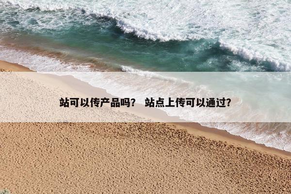 站可以传产品吗？ 站点上传可以通过？