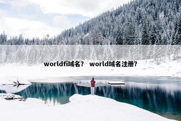 worldfi域名？ world域名注册？