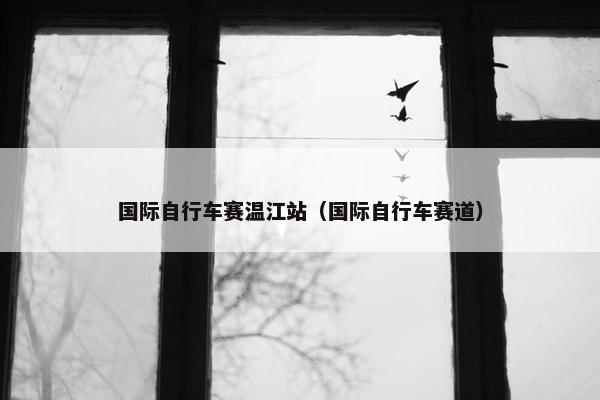 国际自行车赛温江站（国际自行车赛道）