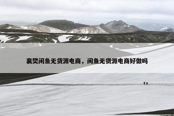 襄樊闲鱼无货源电商，闲鱼无货源电商好做吗