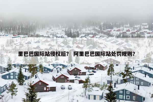 里巴巴国际站侵权后？ 阿里巴巴国际站处罚规则？