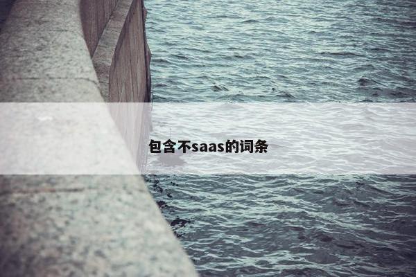 包含不saas的词条