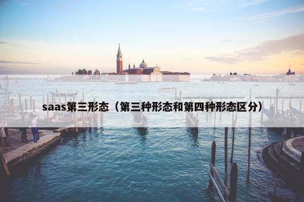 saas第三形态（第三种形态和第四种形态区分）