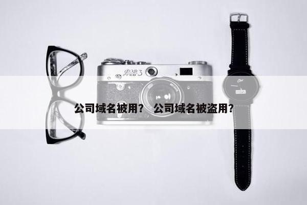 公司域名被用？ 公司域名被盗用？