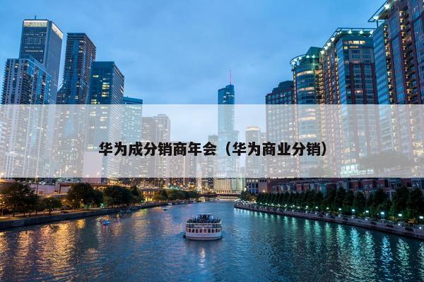 华为成分销商年会（华为商业分销）